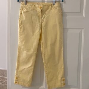 LOFT 0 Orignal Crop Jeans in Butter Yellow